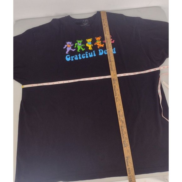 The Grateful Dead Rainbow Dancing Bears Black T-Shirt Mens 3XL - Picture 5 of 5